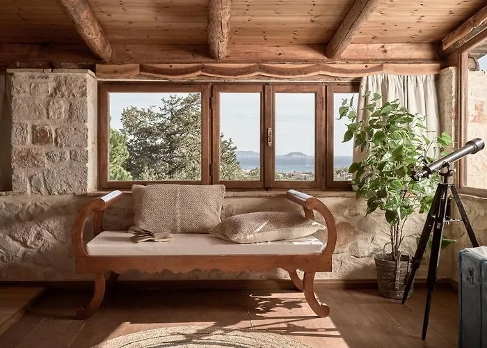 فيلة Vafias - Tranquil Location, Ideal For Large Groups, By Zantewize